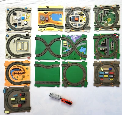 2004 Basic Fun XTS Train System Expandable Pieces Mini Track Expansion Lot of 13 - Image 1 of 4