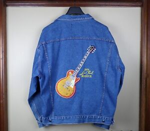 Gibson Guitar Denim Jean Jacket 1959 Les Paul Reissue Size 2XL Embroidered XXL