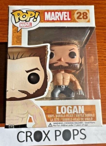 GRAIL 2014 Logan 28 WOLVERINE BOBBLE-HEAD Funko Pop Vinyl New in Box + CASE - Picture 1 of 6