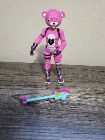Fortnite Cuddle Team Leader 4 Inch Figure  & Accessories Jazwares Epic Loose AR Cover