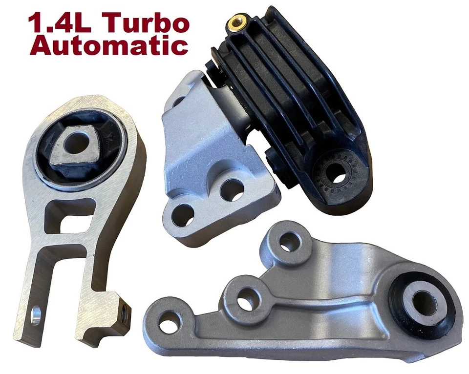 9PP169F 3pc Motor Mounts fit TURBO 1.4L 2015 - 2018 Jeep Renegade Transmission - Image 1 of 1