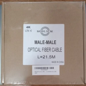Moslick 4K Ultra HD HDMI Optical Fiber Cable Male-Male 21.5M NiB - Picture 1 of 1