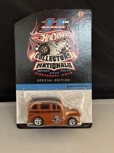 Hot Wheels School Busted 2011 Collectors Nationals Low Number #325 of 1500 Bus - Picture 1 of 10