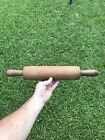 ANTIQUE AAFA PRIMITIVE WOOD ROLLING PIN ONE PIECE LARGE 19" TREEN HAND CARVED