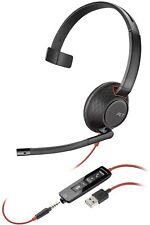 Plantronics Blackwire 5210 (207577-01) USB Mono On-Ear Wired Headset Headphones