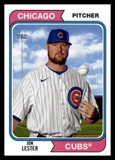 2020 Topps Archives Jon Lester  1974 Design 134 Cubs