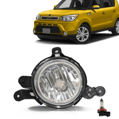 Fits Kia Soul 2014-2016 Fog Light Fog Lamp W/ Bulb Passenger Right Side Factory - Imagem 1 de 4