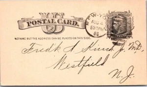1885 United States Mutual Accident Association Antique Postcard B22 - Picture 1 of 2