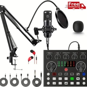 BM800 Condenser Microphone Podcast Music Mixer Equipment Home Studio Recording - Picture 1 of 9