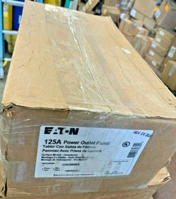 EATON CHU3N9NS Temp Power Outlet Panel Surface/Ped Mount - 20A GFCI & 14-30 NEW - Image 1 of 4