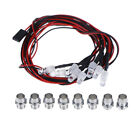 8 LED 5mm Wei&#223; Farbe Rot Farbe LED Licht Set f&#252;r HSP RC Cars K&#39;yg