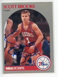 Tarjeta Hoops firmada autografiada por Scott Brooks AUTO 1990-91 #226 - Imagen 1 de 1