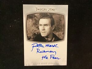 TWILIGHT ZONE AL-11 PETER MARK RICHMAN AUTOGRAPHED CARD IN EXCELLENT CONDITION