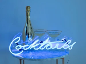 Cocktails Neon Sign Cocktail Neon Light Neon Signs for Wall Decor - Picture 1 of 3