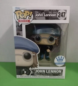 ¡FUNKO POP! ~ ABRIGO DE GUISANTE JOHN LENNON #247 FUNKO HQ SHOP EXCLUSIVO LE THE BEATLES - Imagen 1 de 1