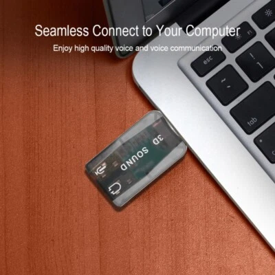 USB to 3.5mm Adapter USB to AUX External Stereo Sound Card - Image 1 of 4