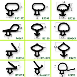 uPVC Window & Door Bubble Gasket Seal Flipper Double Glazing Rubber Draught Seal - Picture 1 of 14