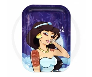 PRINZESSIN JASMIN ROLLTABLETT - Disney's Aladdin Raucharsenal Metalltablett Medium - Bild 1 von 1
