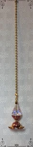 Handcrafted Purple Gold Patina Flower Made With Swarovski Crystal AB Elements - Picture 1 of 5