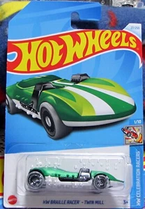 Hot Wheels 2024 Mainline Case G "HW Braille Racer-Twin Mill" HW Celebration Race - Picture 1 of 2