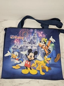 Borsa shopping spiaggia tracolla tela fuochi d'artificio Disney Topolino e amici NUOVA - Foto 1 di 3