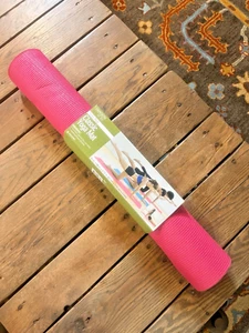 Danskin Now Tappetino Yoga Classico (24 X 68 X 12IN) Rosa Antiscivolo Design Imbottito - Foto 1 di 6