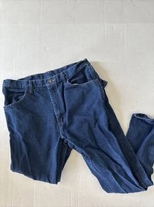 Rustler Herrenjeans blau Denim Gr. 36x30 dunkel Waschhose - Bild 1 von 8