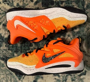 Nike KD15 Peach Jam EYBL UNRELEASED Laser Orange Black FB3261-800 Men’s Size 7.5 - Picture 1 of 7