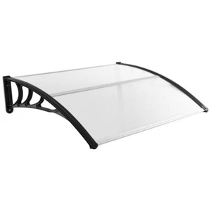 48" x 40" Outdoor Front Door Window Awning Front Patio Canopy Rain Cover Protect - Picture 1 of 10