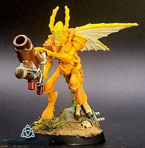 Painted Vespid Stingwings Kill Team WH40K Collectible Figure for Wargames - Picture 1 of 6