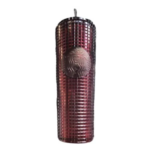 Starbucks Berry Tumbler Plum Grid Disco Christmas Holiday 2020 Tasse Neu - Bild 1 von 3