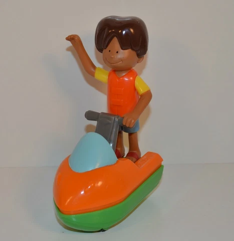 2003 Charley Jetski 3" McDonald's EUROPE Action Figure Clifford The Big Red Dog Cover