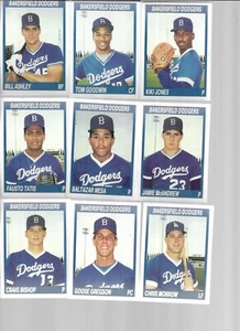 BAKERSFIELD DODGERS CAL LEAGUE 1989 SET-MARIANO DUNCAN,BILLY ASHLEY,ETC - Picture 1 of 1