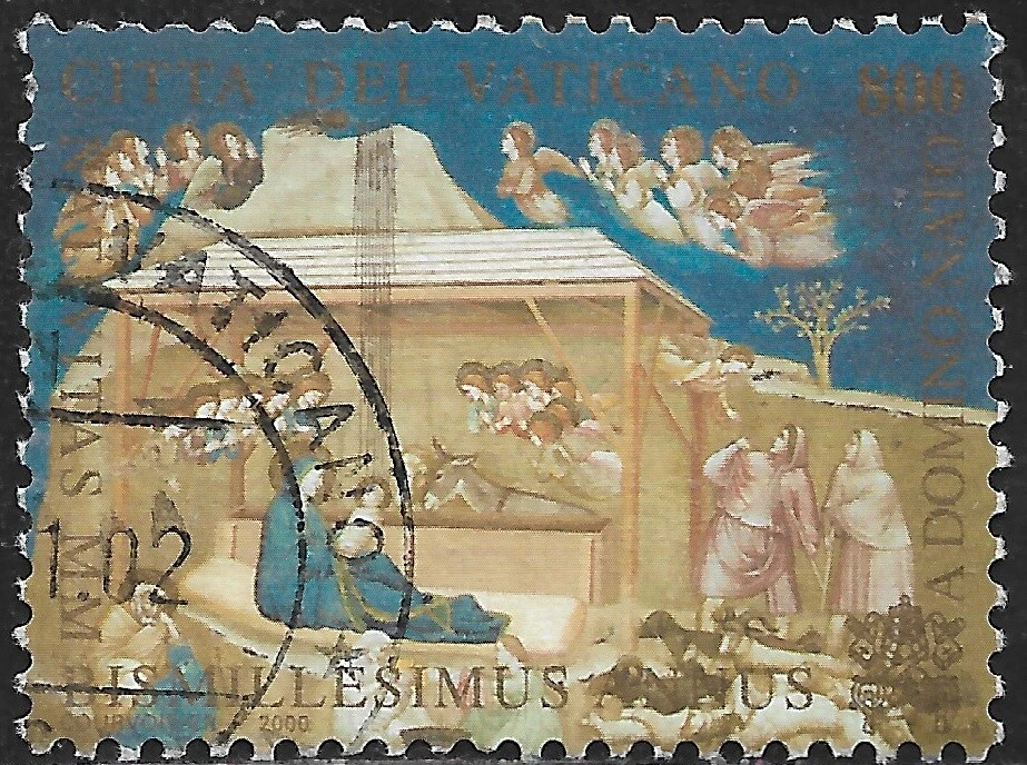 Sello Vaticano - Scott 1168- 800 l Belén Canc/NH 2000 Foto 1 de 1