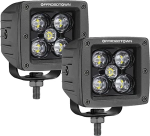 LED Cubes, 2PCS 3 Inch 100W LED Pods CREE LED Light Pods Spot Beam Driving L... - Picture 1 of 1