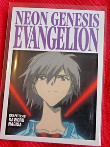 Tarjeta coleccionable Evangelion 1997 parte 2 Kaworu Nagisa gr48 Bandai Reino Unido 🚚 Anime - Imagen 1 de 3