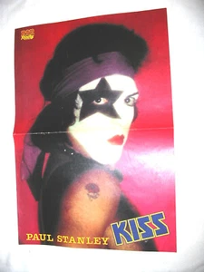KISS Paul Stanley / DALLAS - POP ROCKY Poster - gefaltet - Sammlerstück - Bild 1 von 2