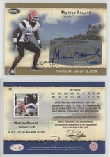 2008 SAGE Aspire Hula Bowl Auto Gold /50 Marcus Howard #H8 Rookie Auto RC