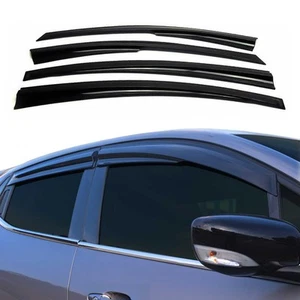 Window Visor Vent Rain Guard for Mercedes E Class W211 Sedan 2004-2009 Smoke 4x - Picture 1 of 10