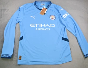 Manchester City Shirt Mens XL Premier League Soccer Jersey Puma DryCell Football - Picture 1 of 18