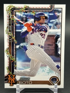 2025 Topps Holiday - Juan Soto - Candy Cane Bat Variation H150 Sp - Bild 1 von 2