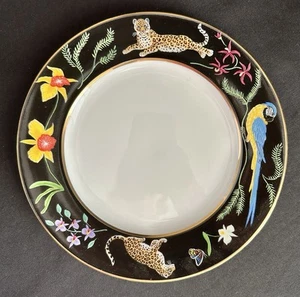 NEUWERTIG! LYNN CHASE JAGUAR JUNGLE 8-1/4" SALAT DESSERTTELLER -- UNBENUTZT! -- Menge - Bild 1 von 7