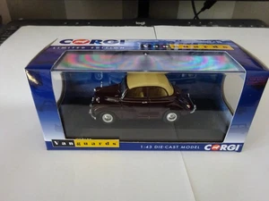 Vanguards Corgi VA07105 Morris Minor 1000 Cabrio Marrone B - Foto 1 di 8