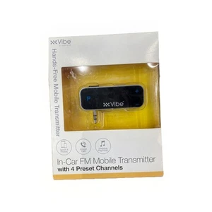 Vibe In-car FM Mobile Transmitter With 4 Preset Channels - Zdjęcie 1 z 2