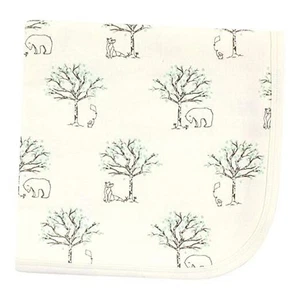 Unisex Baby Organic Cotton Swaddle, Receiving and Multi One Size Birch Trees - Picture 1 of 4