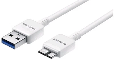Bulk 5 - Samsung OEM Original 5FT USB 3.0 Galaxy S5/Note3 Charging Data Cable - Image 1 of 4