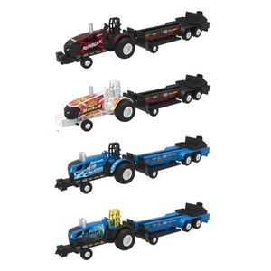 ERTL Set 4 1/64 Case IH & New Holland Trattori Tiranti Slitte 37900-SET - Foto 1 di 9