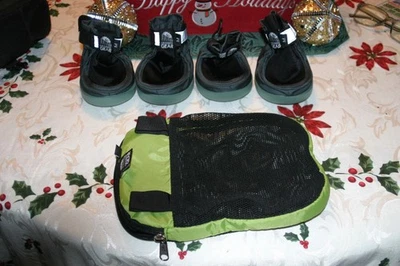 BOTAS PARA PERROS IMPERMEABLES GRANITE GEAR NUEVAS, VERDES Y NEGRAS, WT BAG, TALLA MED, Foto 1 de 4