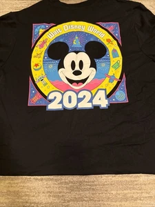 Nueva Camisa Unisex Walt Disney World 2024 Mickey Mouse Estampado Gráfico Manga Corta - Imagen 1 de 5