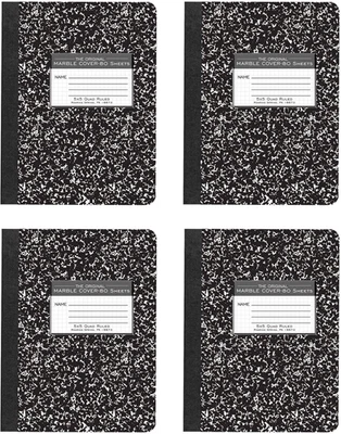 Graph Ruled Hard Cover Composition Book, 4 Pack, 9.75" X 7.5" 80 - Image 1 of 4